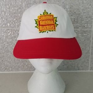 Vintage Canadian National Railways Ball Cap Hat